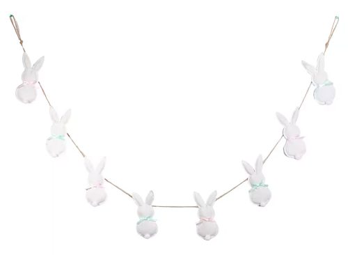 6ft. White Felt Bunny Garland by Ashland®