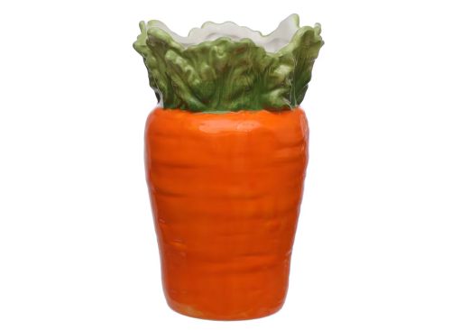 9" Orange Carrot Ceramic Vase by Ashland®