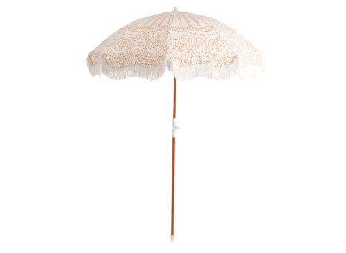 BUSINESS & PLEASURE 6.5x5 Holiday Eyelet Lightweight Tilting Beach Umbrella