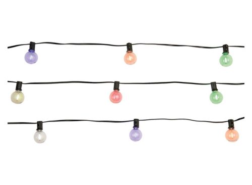 Belavi Solar Globe String Lights, Multicolor