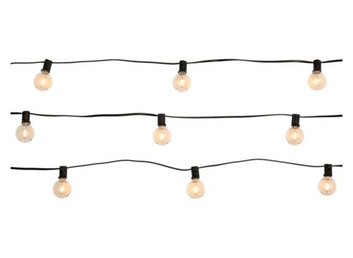 Belavi Solar Globe String Lights, Warm White