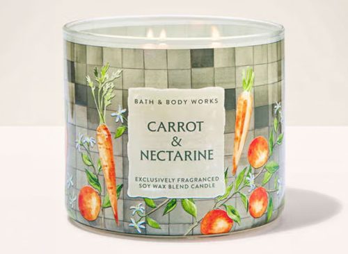 Carrot & Nectarine 3-Wick Candle