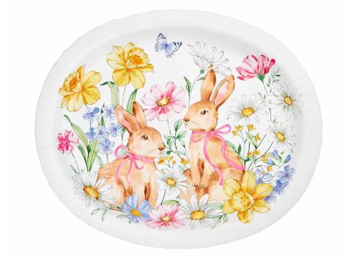 Easter Printed Traditional Oval Plates