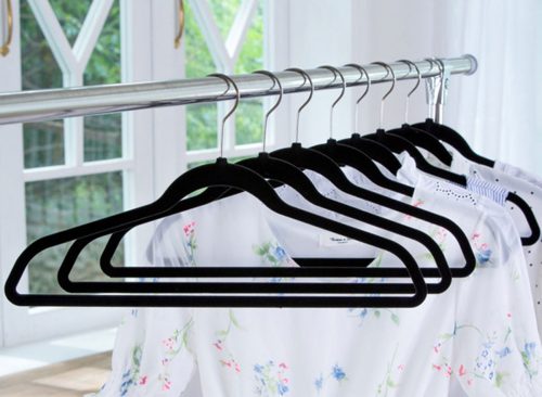 Flocked Hangers 1/8" Wide, 50-count