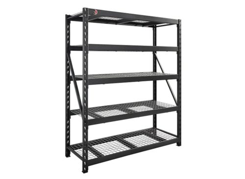 Gorilla Rack 5-tier Industrial Rack, 72" x 24" x 84"