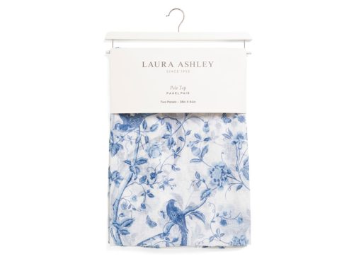 LAURA ASHLEY 38x84 2pk Summer Palace Floral Window Panel Set