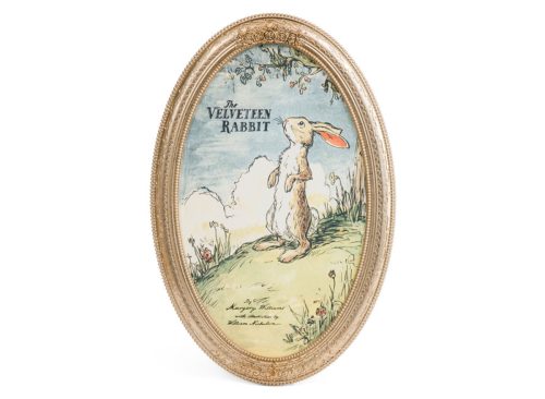 MARMONT HILL INC 12x18 Velveteen Rabbit Oval Wall Art