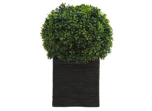 MARTHA STEWART Outdoor Covered Porch Safe Topiary In Square Planter