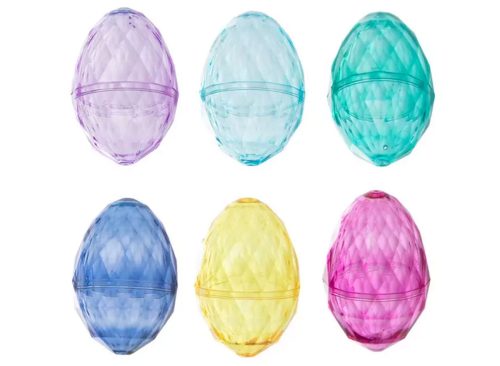 Multi-Color Diamond Cut Easter Eggs