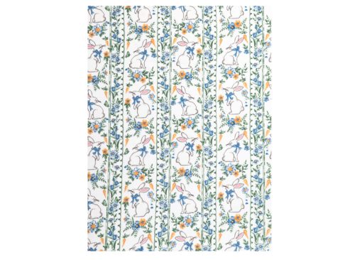 SHABBY CHIC Bunny Belfort Stripe Whipstitch Reversible Throw