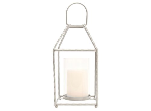 South Street Loft Metal Lantern with LED Candle and Remote