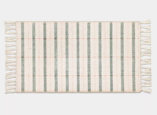 Spring Plaid Scatter Accent Rug - Pink/Green/Ivory - Threshold™