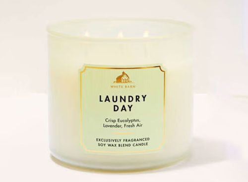 White Barn Laundry Day 3-Wick Candle