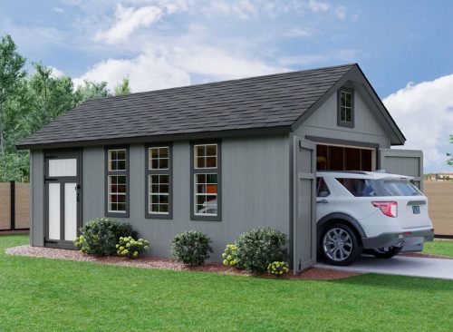 Yardline Upton 12' x 24' Wood Shed – Do It Yourself or Pro Installed