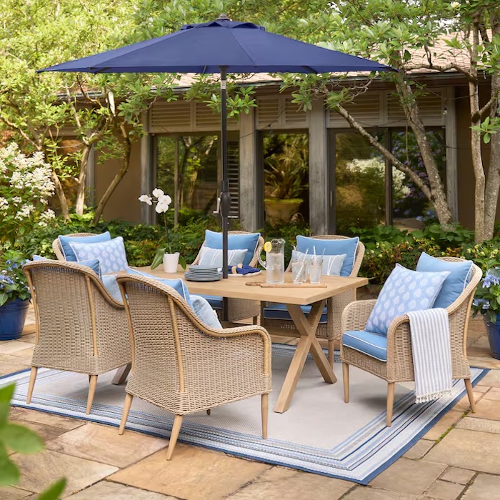 allen + roth Clearbrook 7-Piece Patio Dining Set