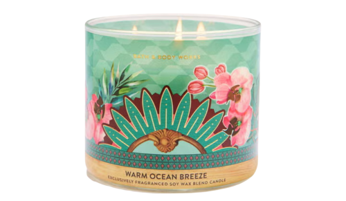 Bath & Body Works Warm Ocean Breeze three-wick candle