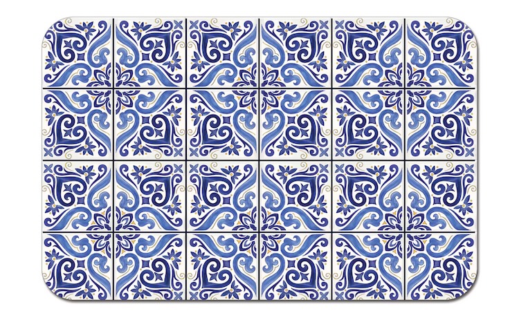 Blue Medallion Placemats