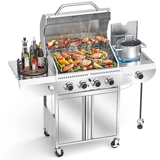 Cowsar 4-Burner Propane Grill