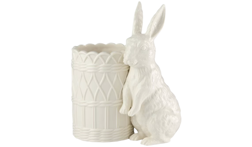 easter bunny ceramic vase