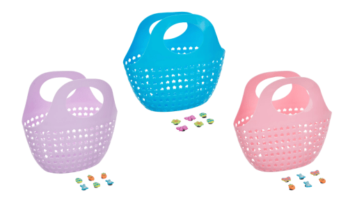 plastic easter baskets with charms