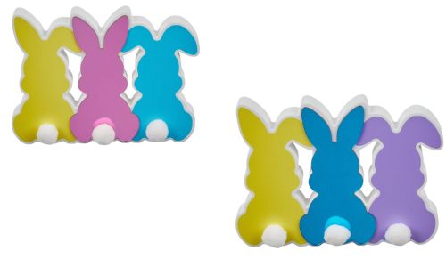 Easter bunny tabletop decor