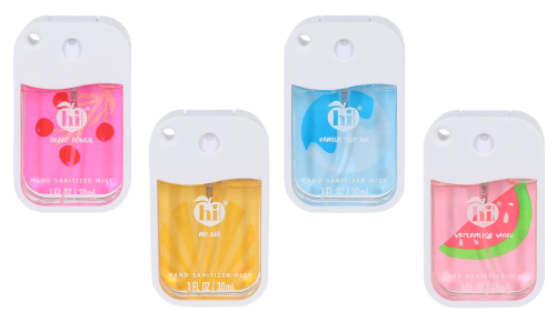 Hi Peach hand sanitizer sprays