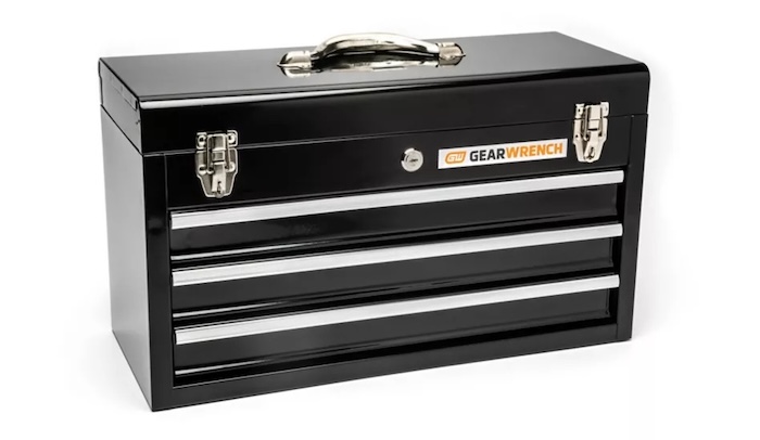 Gearwrench 3-Drawer Black Steel Tool Box
