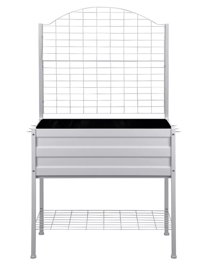 GroundWork Steel Planter with Trellis