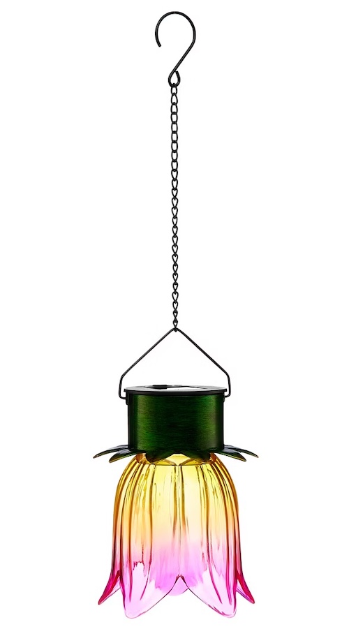 Hanging Solar Flower Lantern