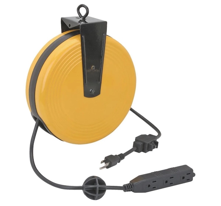 HFT 30 ft. x 16/3 Gauge Retractable Cord Reel