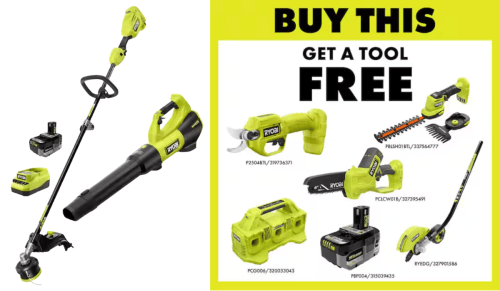 Ryobi string trimmer and free power tools