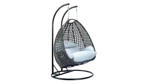 black outdoor bubble chair