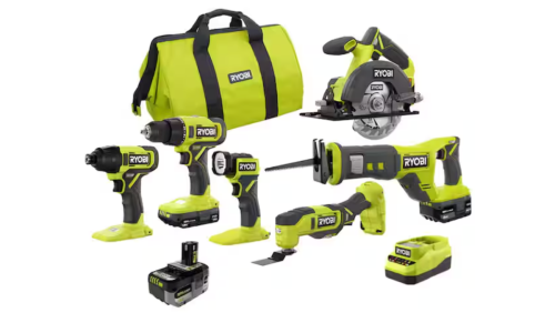 Ryobi power tool set