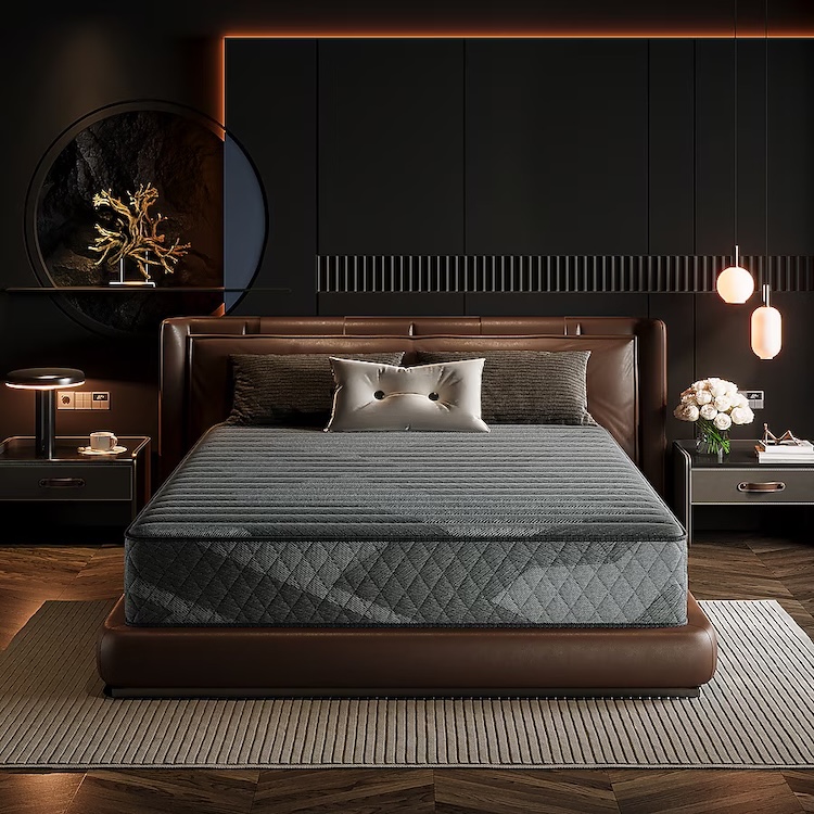 Ifluous Queen Hybrid Memory Foam/Coil Blend Mattress