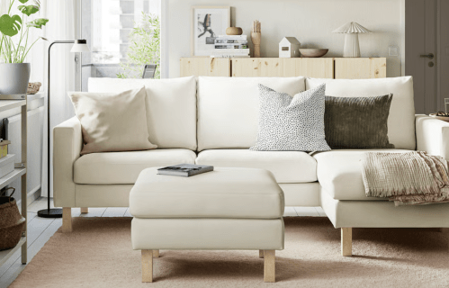 cream sofa chaise