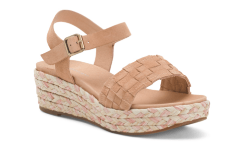 beige espadrille sandals
