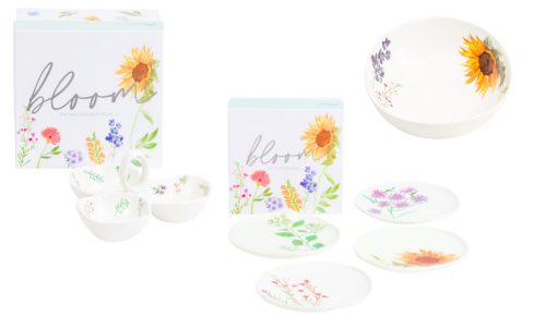 floral dishes