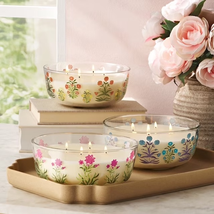 Member's Mark 4-Wick Floral Candle