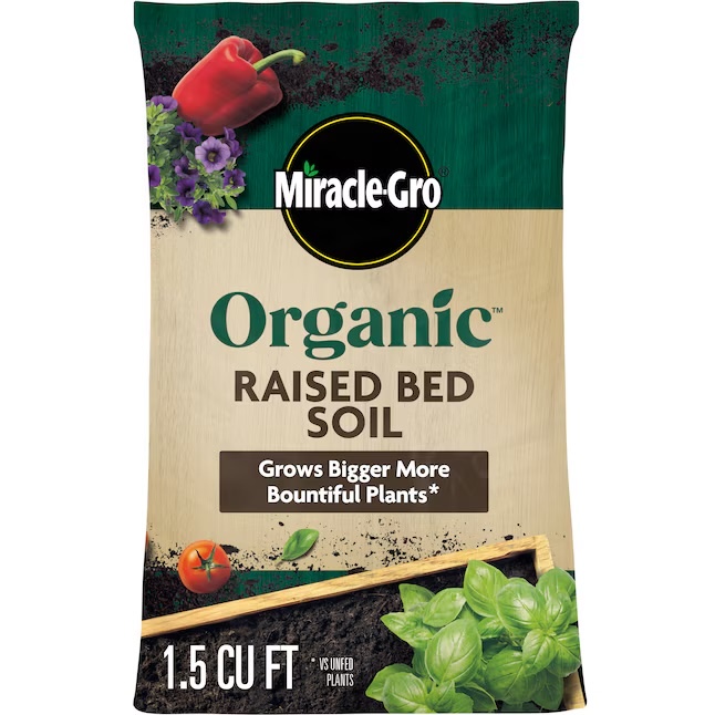 Miracle-Gro Organic All-Purpose Organic Raised Bed Soil