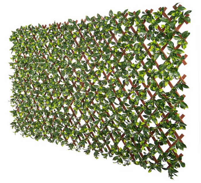 Naturae Decor Artificial Gardenia Leaf Garden Privacy Trellis