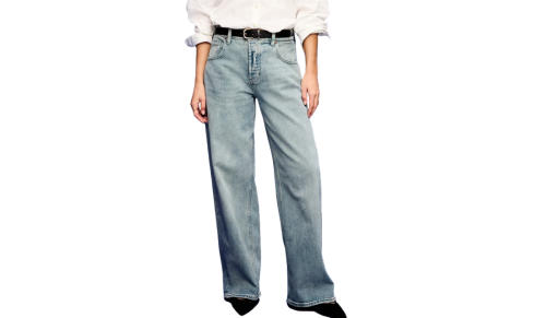 wide-leg jeans