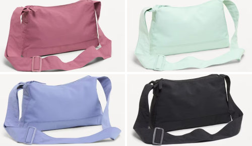 colorful nylon cross-body bags