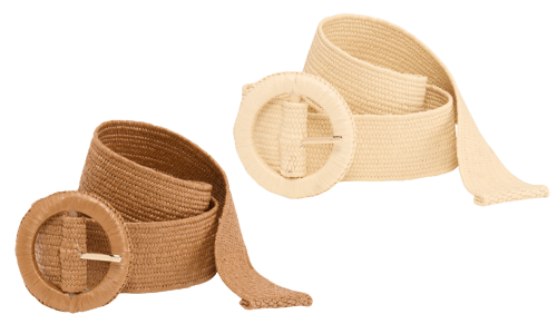 raffia belts
