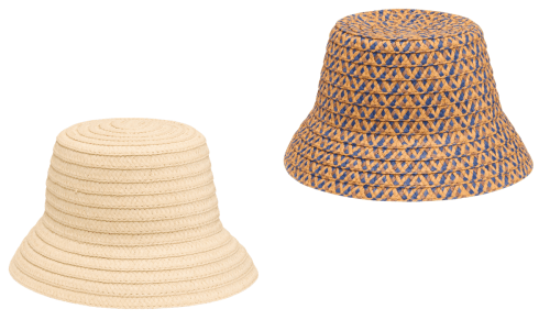 raffia bucket hats