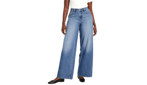 wide-leg jeans