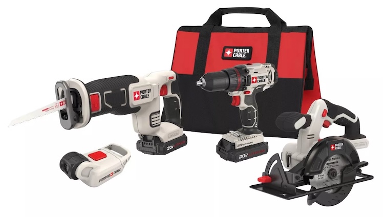 Porter-Cable Cordless Drill/Driver and Saw Combo Tool Kit