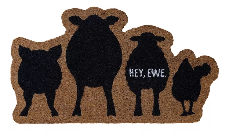 Red Shed Ewe Coir Door Mat