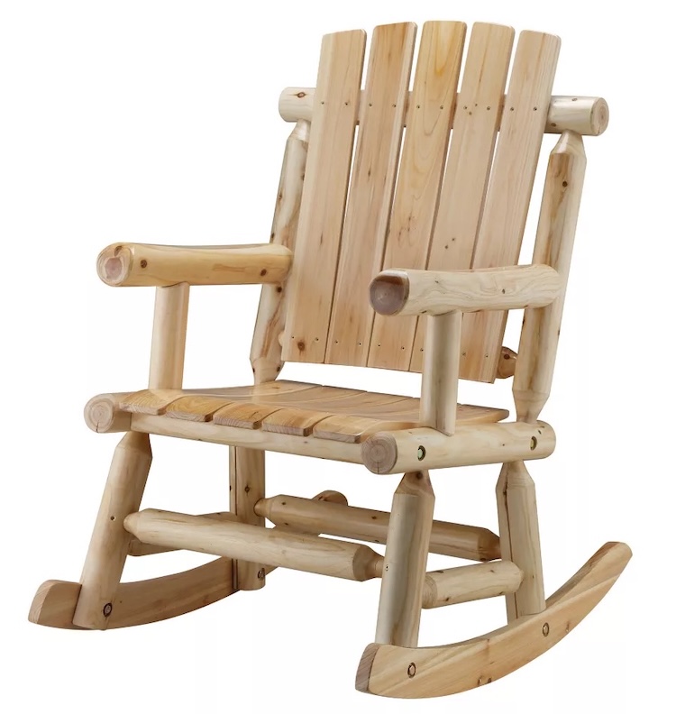 Red Shed Elkin Log Rocker