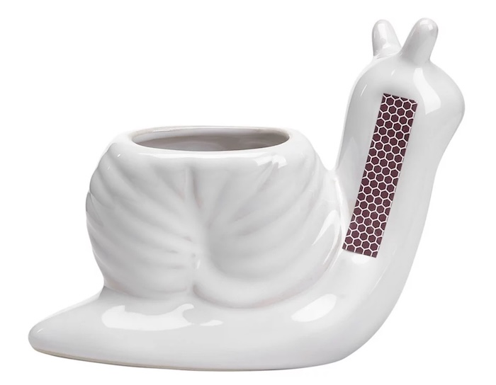 Red Shed Ceramic Match Pot