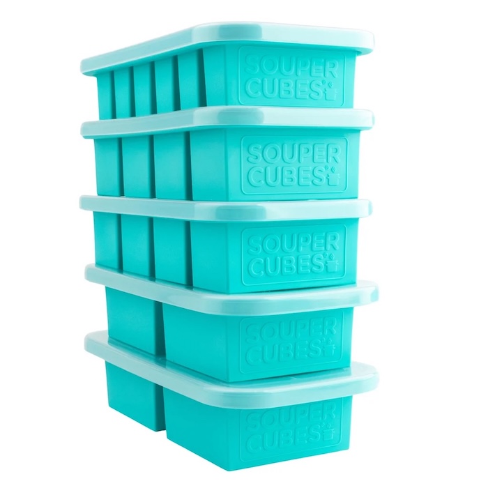 Souper Cubes Silicone Freezer Storage Tray 5-Pack